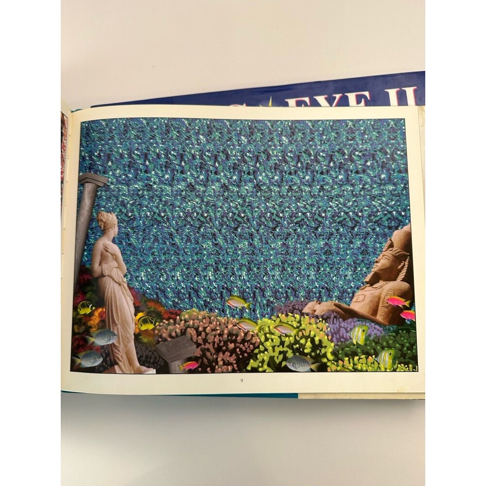 Magic Eye 3D Illusions Hardcover Books Volumes 1 Thru 3 With Jackets Nice Fun - Picture 9 of 10